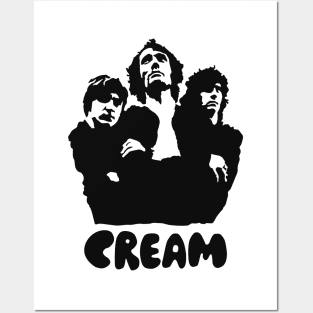 Cream Posters and Art